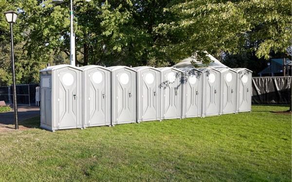 we provide frequent cleaning and maintenance services throughout the period of your event to ensure that our special event portable toilets remain clean and sanitary